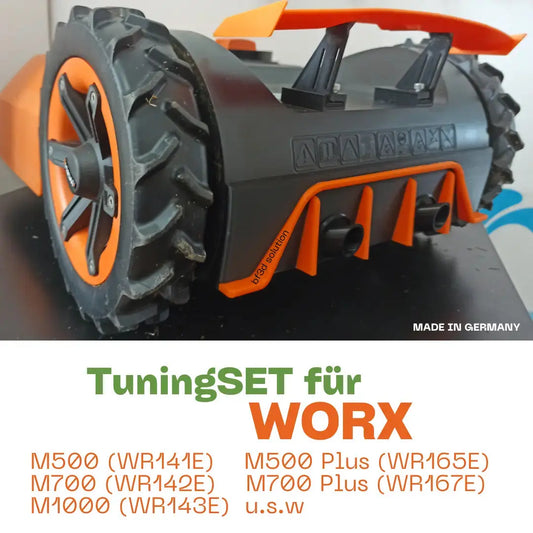 Tuning Set für WORX® Landroid Mähroboter – Spoiler & Diffusor im Bundle 1