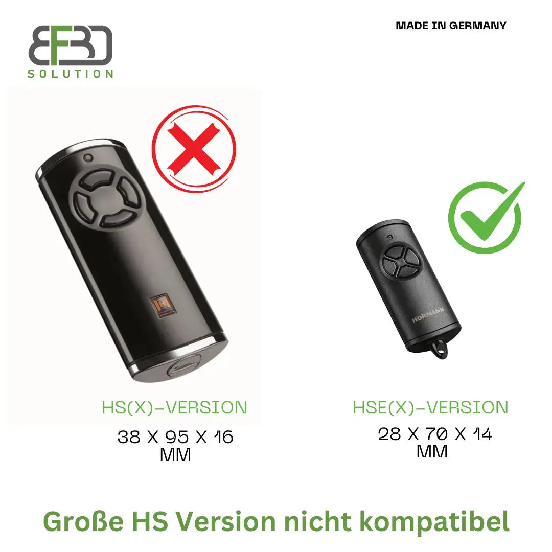 Wandhalterung für Hörmann ® Handsender HSE4/ HSE2 / HSE1-868-BS Fernbedienung - Halterung -Zubehör 1