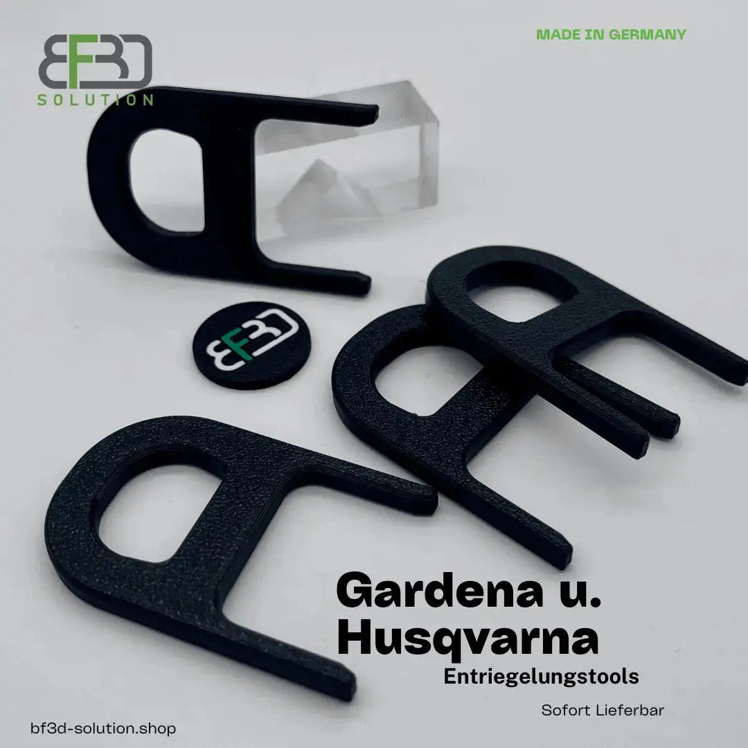 4er-Set Entriegelungswerkzeug zum Öffnen des Gehäuses von Gardena und Husqvarna Mährobotern.