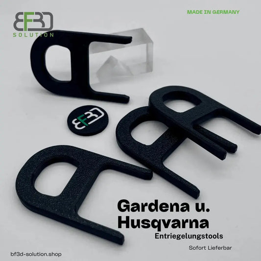4er-Set Entriegelungswerkzeug zum Öffnen des Gehäuses von Gardena und Husqvarna Mährobotern.