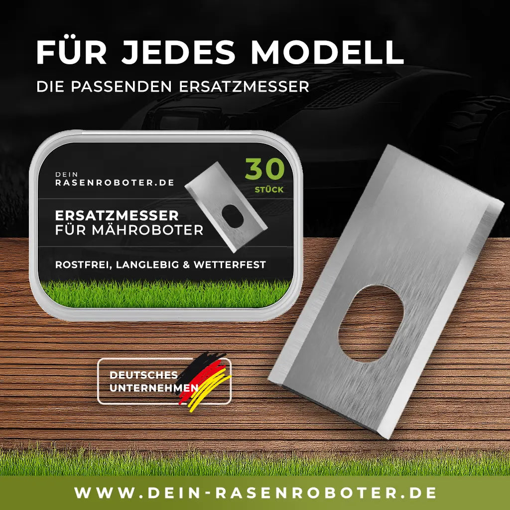 Rostfreie Edelstahl-Ersatzklingen 36mm in Heavy-Duty 0,90mm Stärke für Dreame A1 und A2