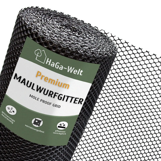 Premium Maulwurfgitter – tierfreundlicher Schutz vor Maulwürfen HaGa-Welt