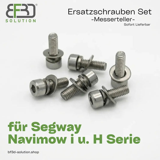 Segway Navimow Ersatzschrauben Set aus Edelstahl für Mähroboter Messerteller